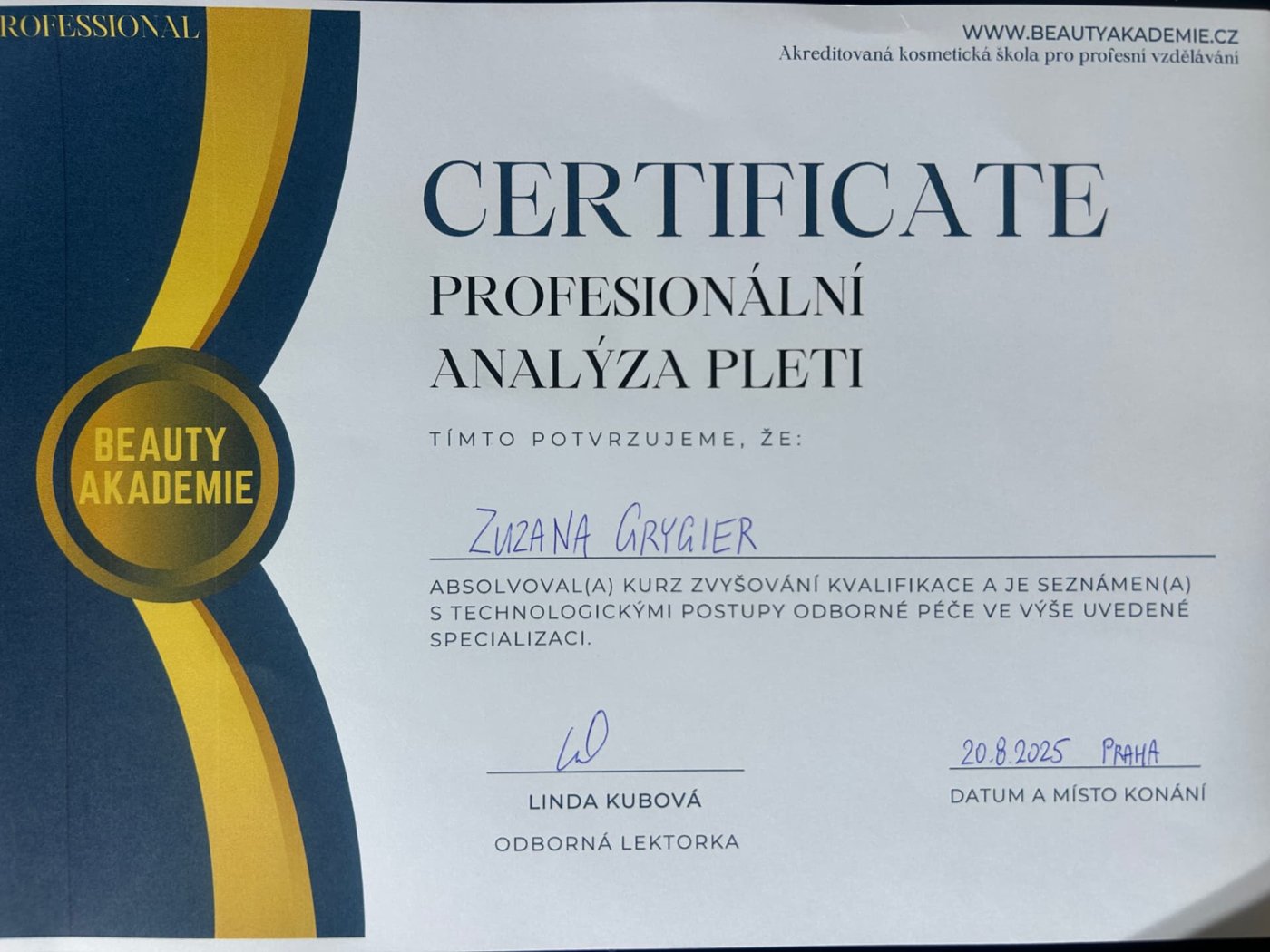 Profesionální analýza pleti