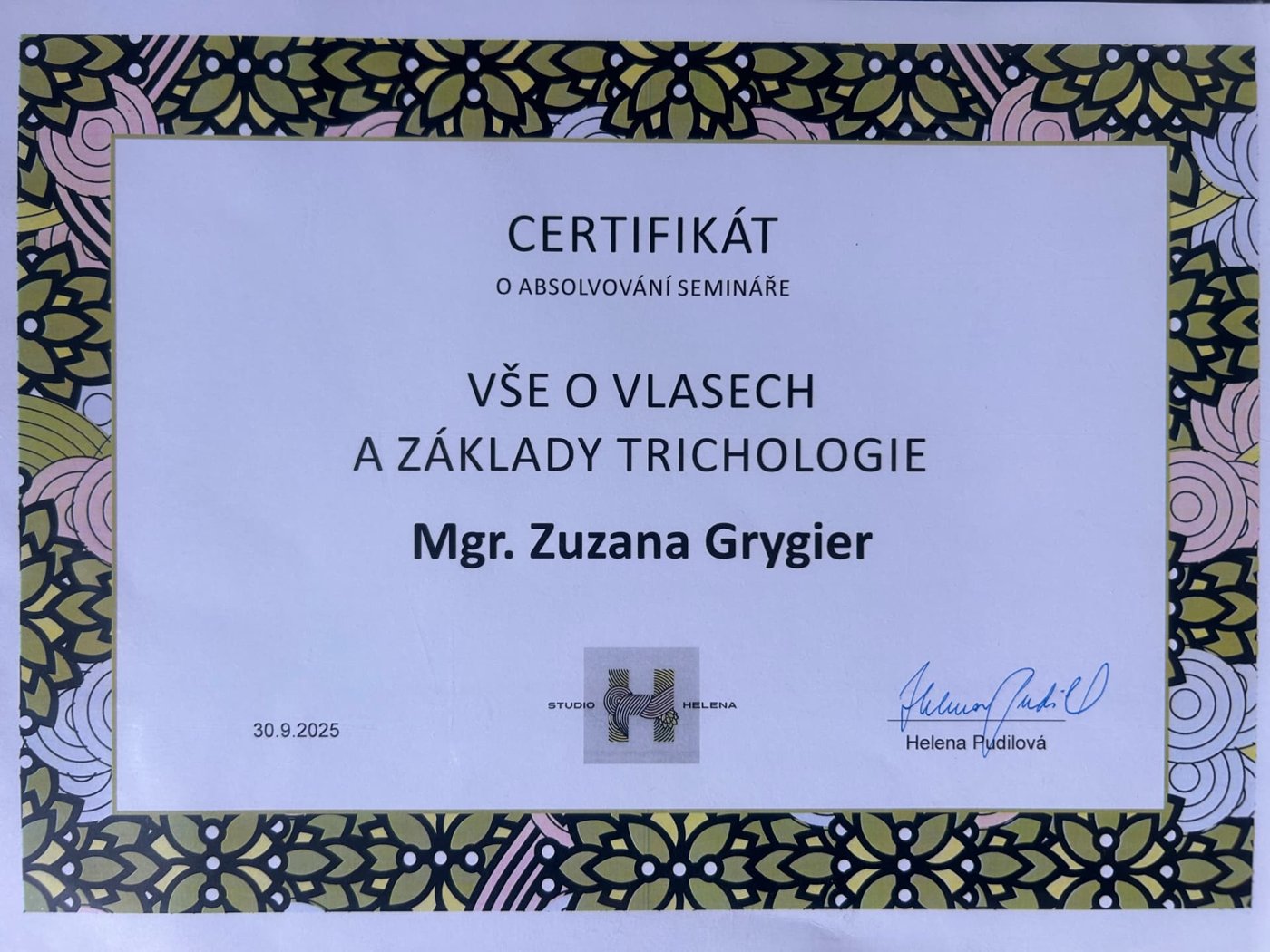 Vše o vlasech a základy trichologie