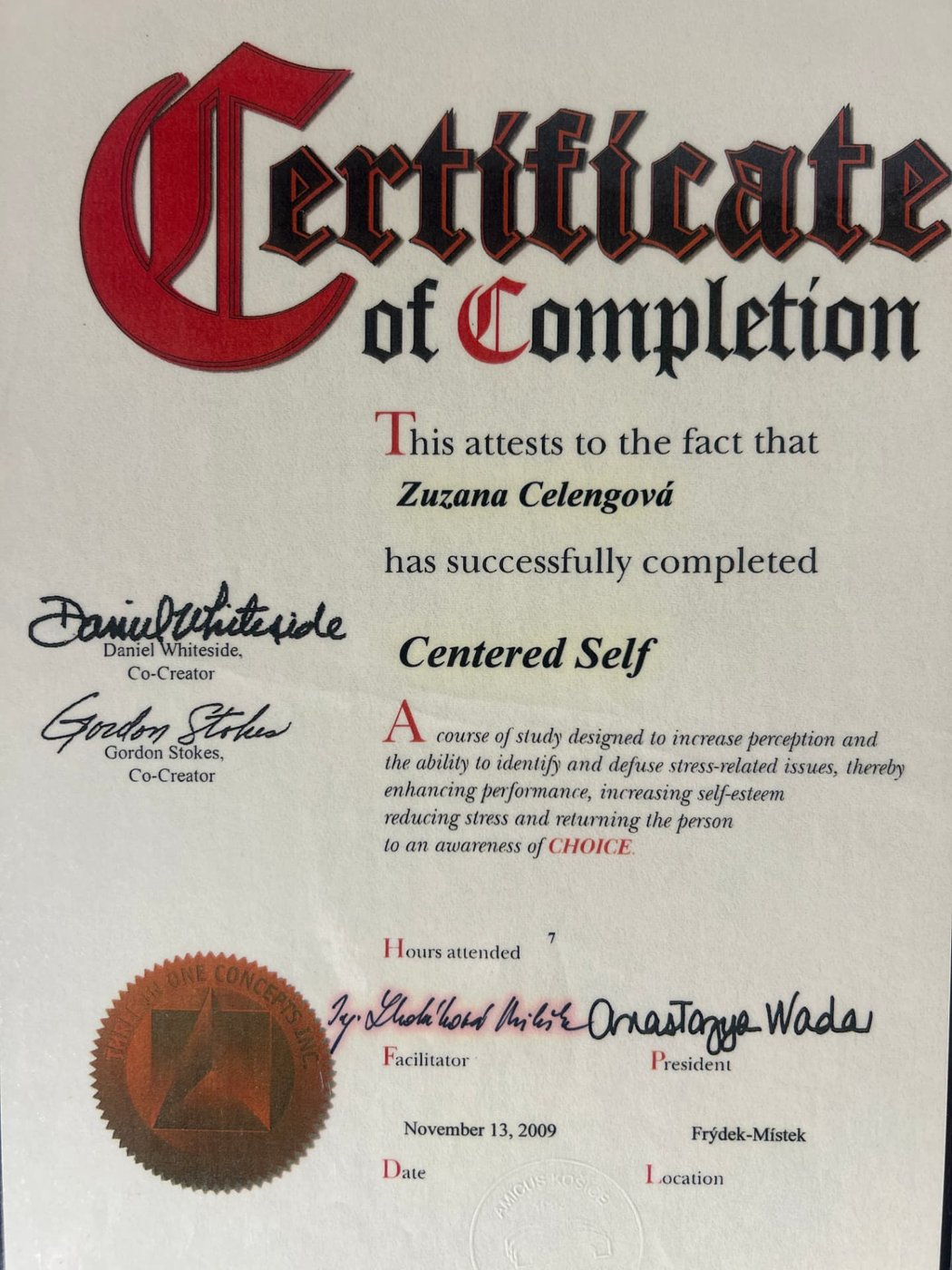 Centered Self